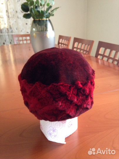 Норковая шапка (новая) размер 56