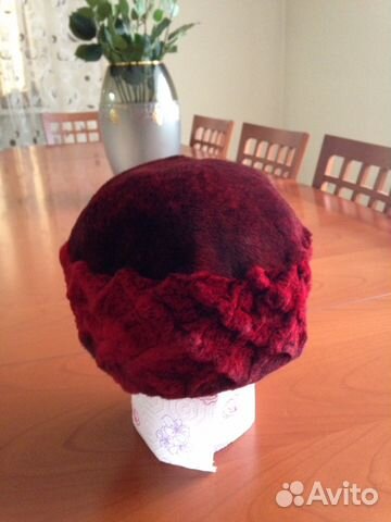 Норковая шапка (новая) размер 56