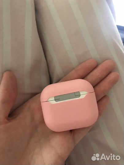Чехол на airpods 3 розовый