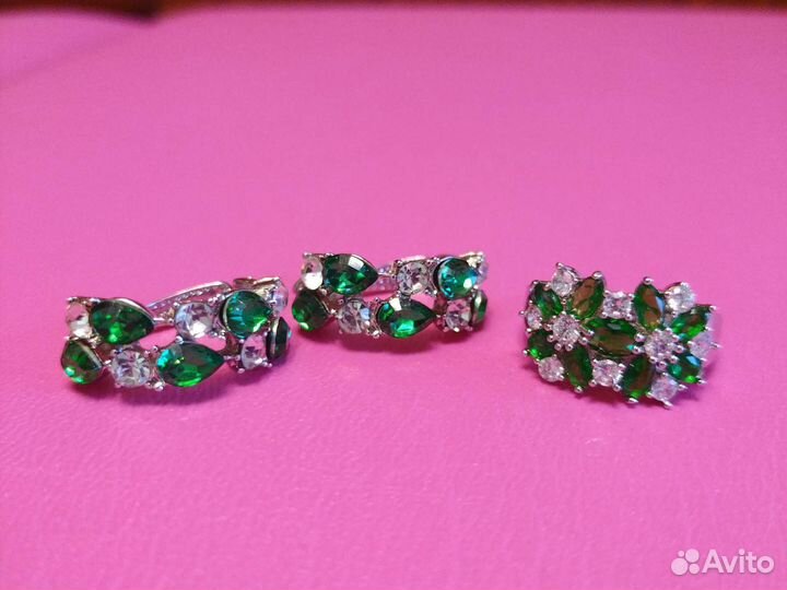 Гарнитур серебро 925 проба