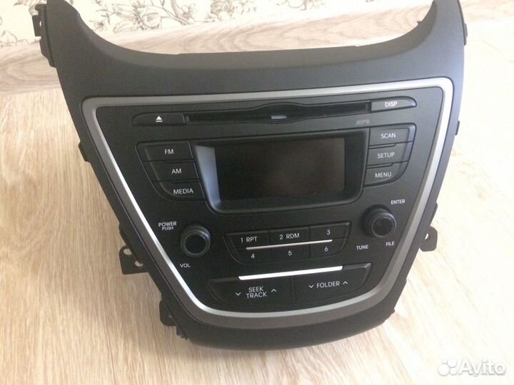 Штатная магнитола Hyundai Elantra 2015 г