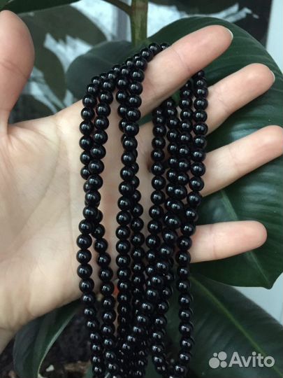 Агат натуральный бусины