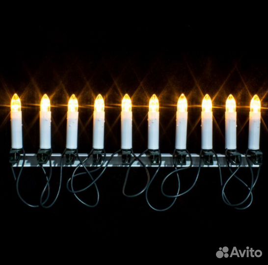 Гирлянда свечи 20 шт