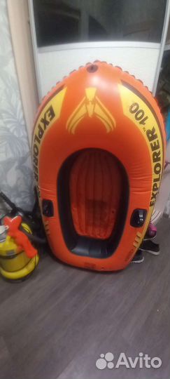 Лодка надувная одноместная детская