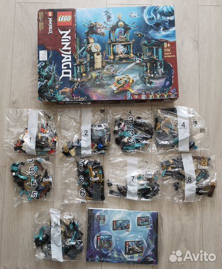Новый lego Ninjago 71755 Храм Бескрайнего моря