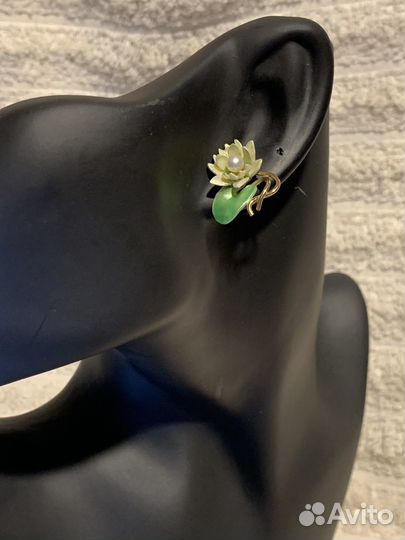 Очень редкие серьги Krementz 14k