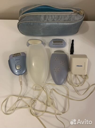 Эпилятор philips satin ice полный комплект