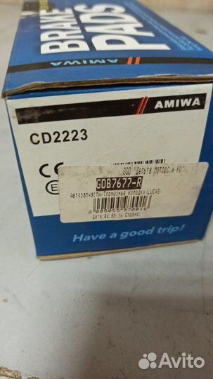 Тормозные колодки переднее Toyota Camry V30