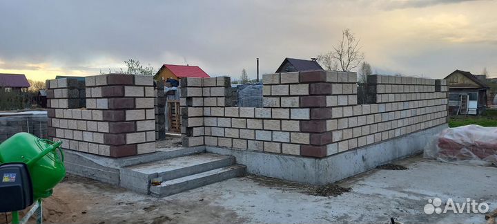 Арболитовые блоки с облицовкой