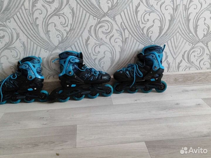 Роликовые коньки детские раздвижные