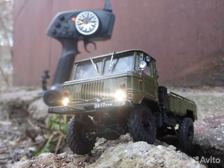 Газ 66 на радиоуправлении в масштабе 1:43