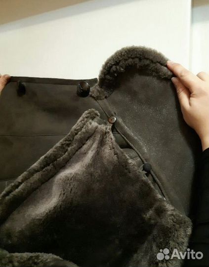 Натуральная дубленка 54-56р