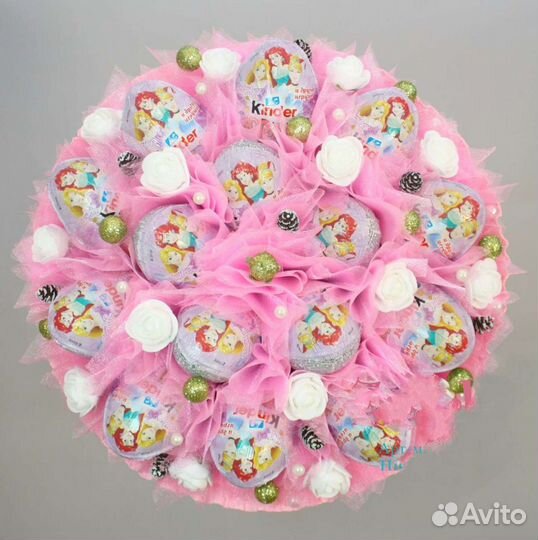 Букет из Киндер сюрпризов яиц