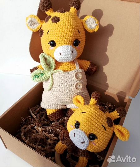 Жираф игрушка ручной работы