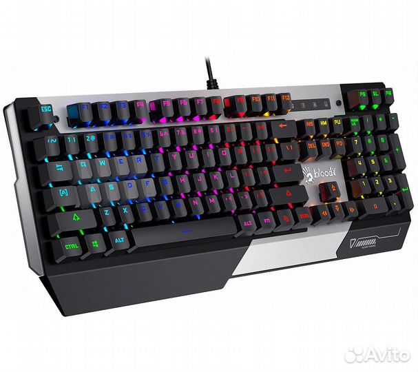 Механическая клавиатура A4Tech Bloody B865R, серый