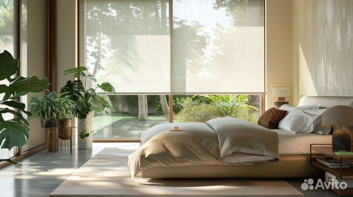 Умные рулонные шторы