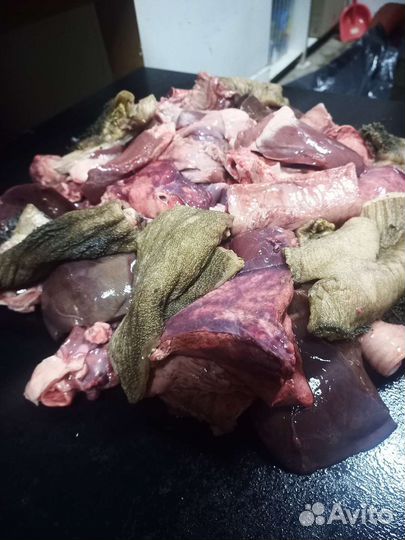 Обрезь говядины для собак