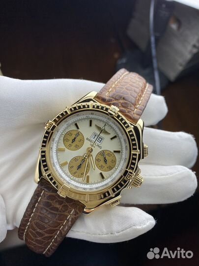 Breitling Chronomat 44mm золотые