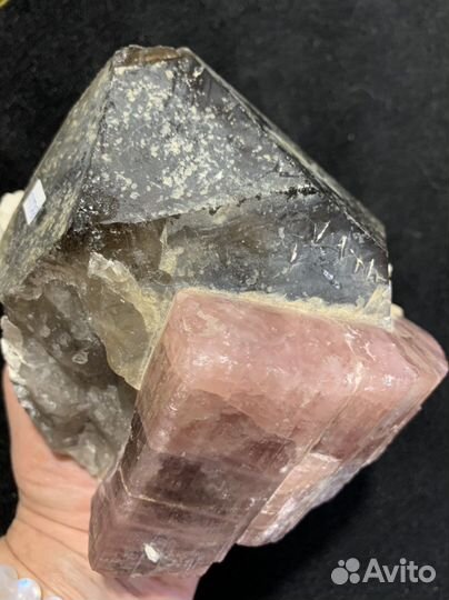 Морион Турмалин, камень, минерал. Малхан