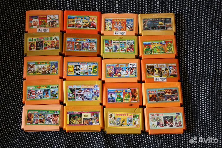 Картриджи для Dendy 8 bit