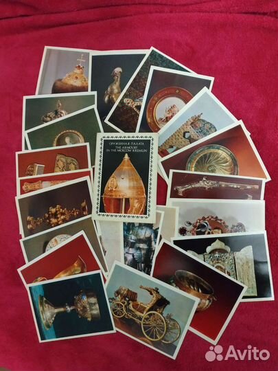 Открытки ссср. Русская живопись, оружейная палата