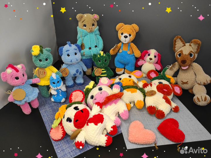 Вязаные игрушки в наличии