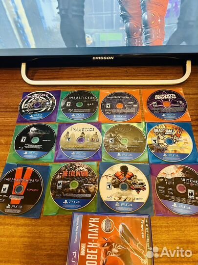 Sony PS4 pro / 12 дисков / 2 геймпада