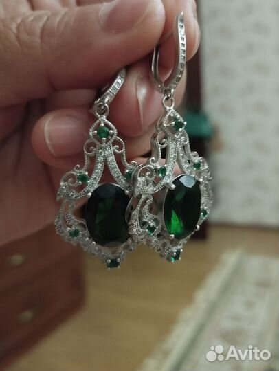 Серьги и кольцо 925
