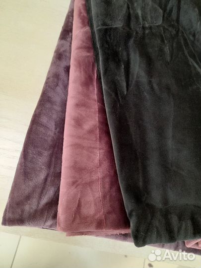 Отрез ткани велюр весовой