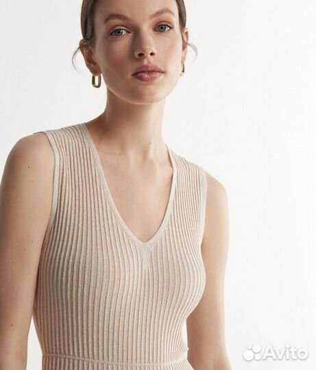 Платье с V-образным вырезом Falconeri