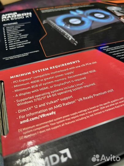 Видеокарта Gigabyte rx6500xt