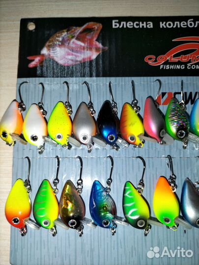 Фореливые воблера 1,7 грамма