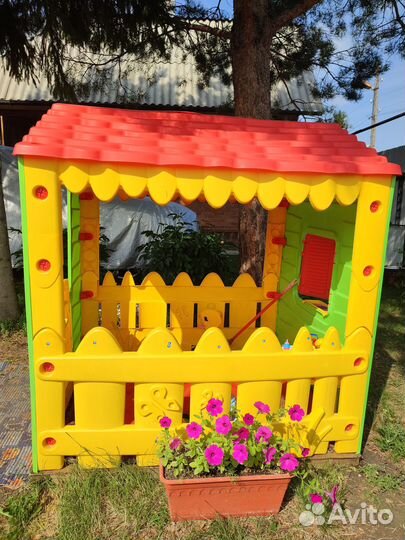 Детский игровой домик уличный пластиковый