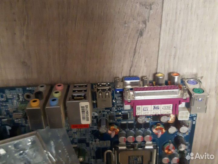 Материнская плата gigabyte 775