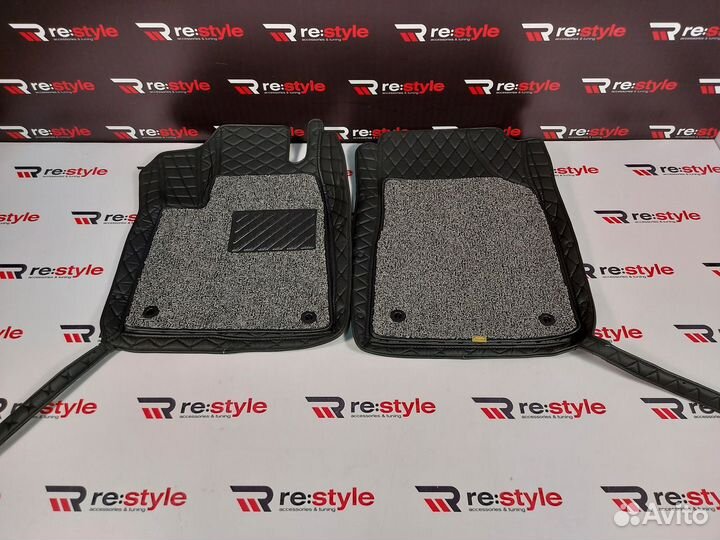 Ковры салона 3D Toyota Harrier 30 03-09г LH Черные