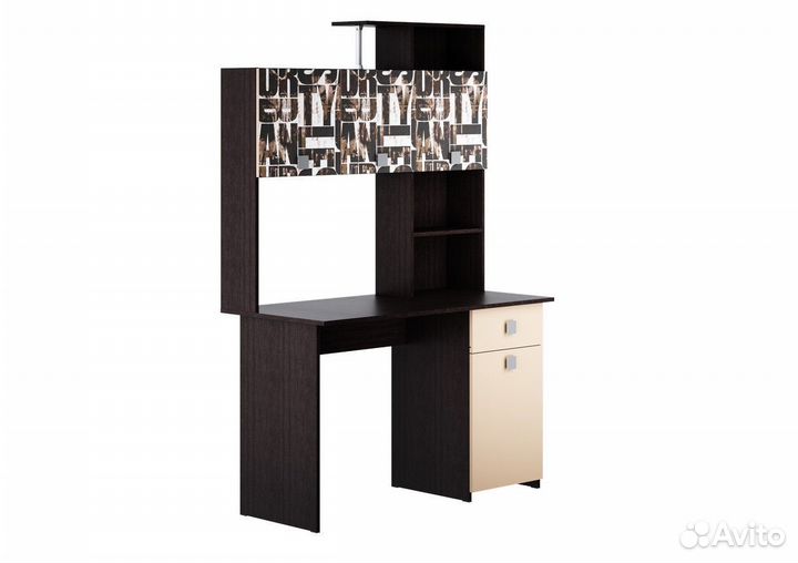 Паскаль-2 Угол школьника Венге/Бежевый + ф/п Браун