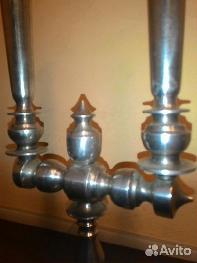 Подсвечник нержавейка старина СССР