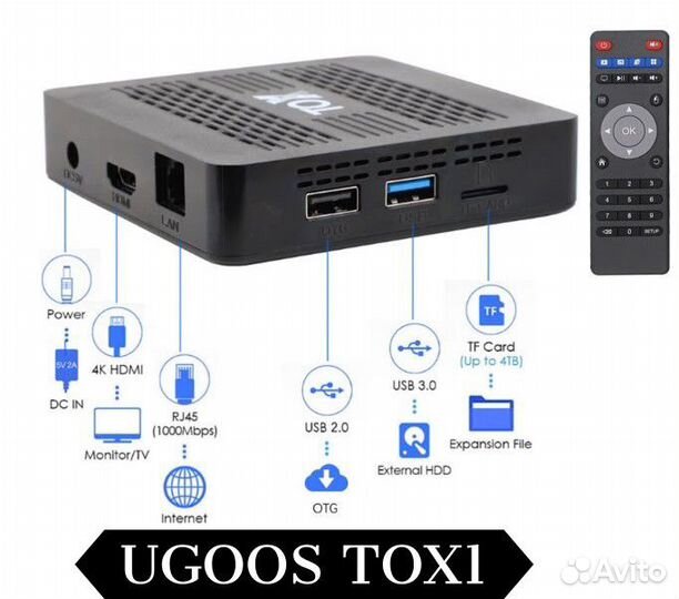 TV Android Tox-1,4/32 Amlogic S905x3