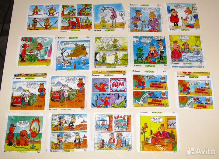 Наклейки вкладыши кэпсы