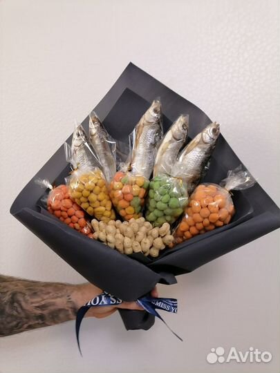 Мужской букет, ореховый букет, рыбный букет