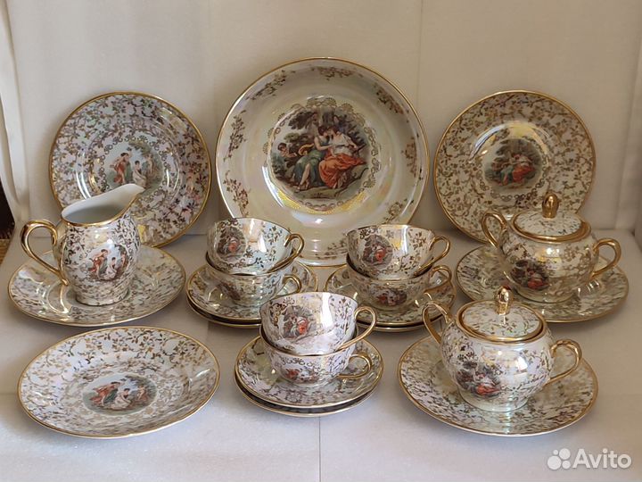 Сервиз чайный - 22 предмета. 