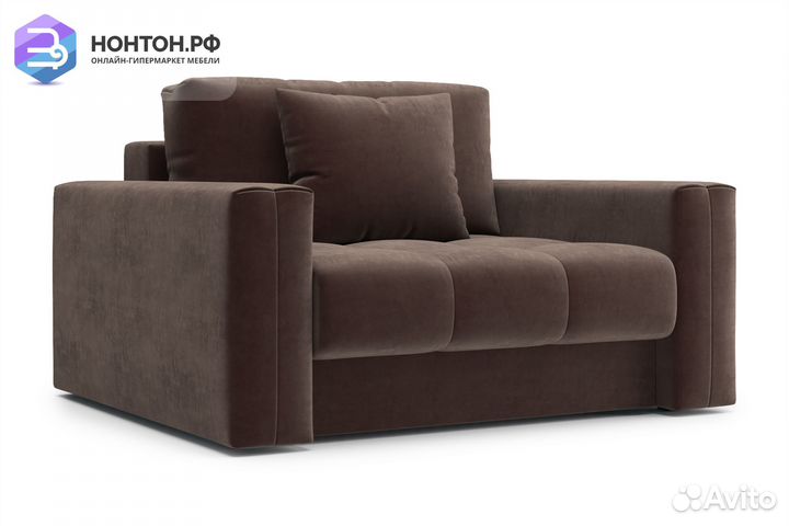 Кресло тик-так Монарх коричневое