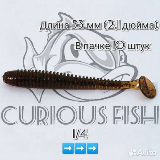 Curious Fish Swing impact 2,1 дюйма (53мм)
