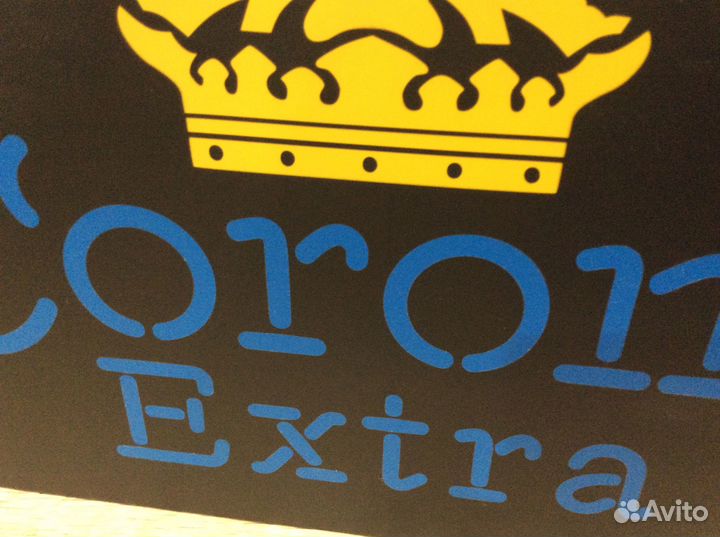 Световая вывеска Corona