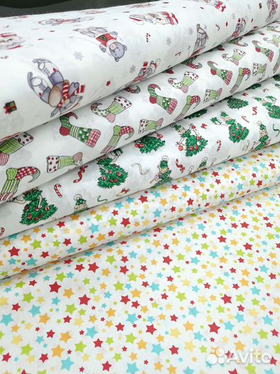 Ткань перкаль ширина 150см на Отрез хлопок пэчворк