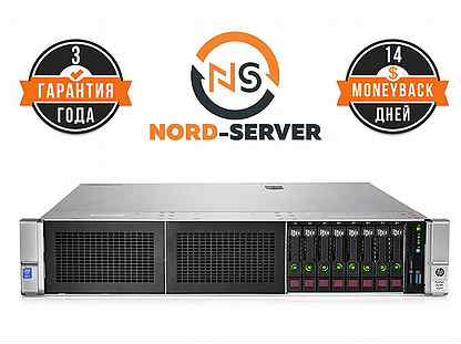 Сервер HP DL380 Gen9 8SFF 2x E5-2680v3 64GB