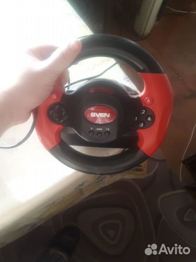 Игровой руль sven speedy и педали
