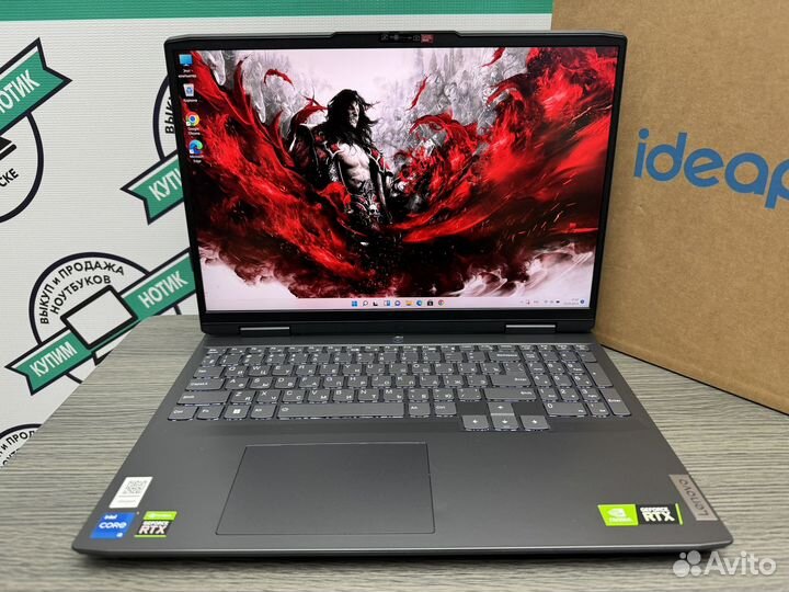 2024 Lenovo core i5-12450H 16Gb RTX 3050 SSD512