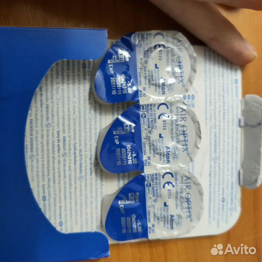 Линзы контактные alcon