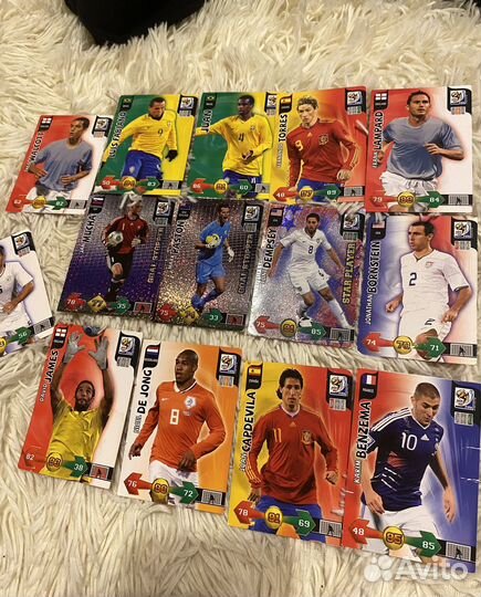 Карточки чм 2010 Panini Adrenalyn World Cup